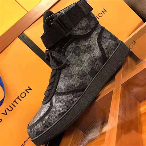 louis vuitton mens sneaker boot on foot|Designer Shoes: Men's Trainer Boots, Derbies etc. .